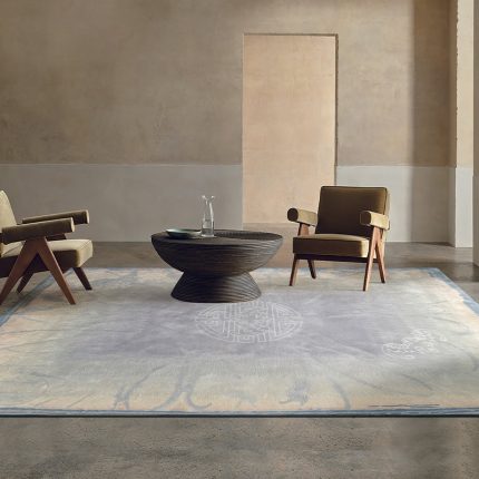 Handmade Seaweed Fiber Rug - Eco-Friendly Large Area Carpet for Living Room & Bedroom