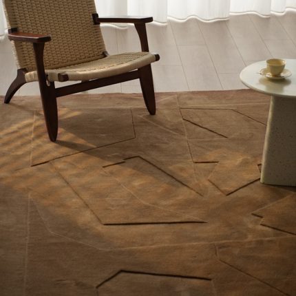 Premium Living Room Carpet - Easy-Maintain Coffee Table & Bedside Mat for Bedroom